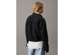 CHEMISE EN DENIM DAD CROPPÉE