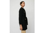 Manteau façon tweed ceinturé