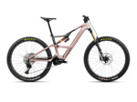 VTT tout suspendu électrique RISE LT M-TEAM 420W Rose du Désert/Carbone