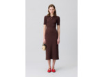 Robe mi-longue en maille