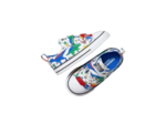 Chuck Taylor All Star 2V Ox White/Totally Blue/Enamel Red