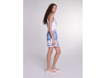 Robe ajustée et brodée