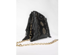 Sac M mini en cuir à studs motif clover