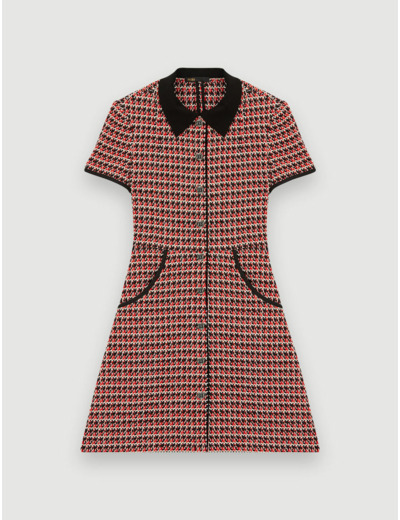 Robe façon tweed