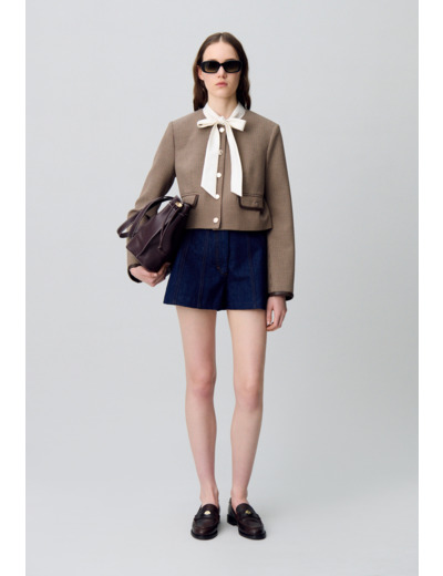 Veste boîte courte