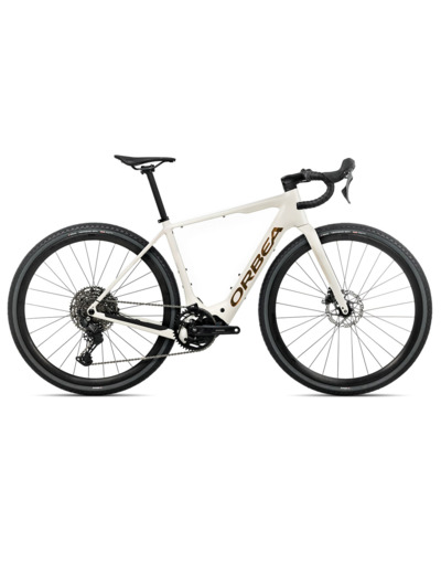 Vélo de gravel électrique DENNA H40 Blanc Ivoire