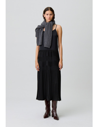 Robe longue bretelles fluide
