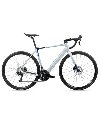 Vélo de route électrique GAIN M30 Argent/Bleu
