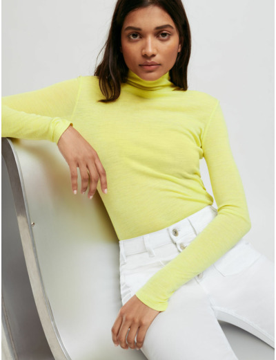 Tee-shirt en laine viscose