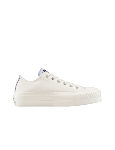 Chuck Taylor All Star Lift Ox Egret/Egret/Blue Supermoon