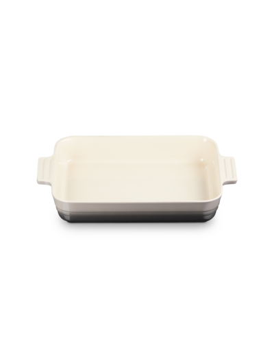 Plat rectangulaire classique 32cm en céramique flint