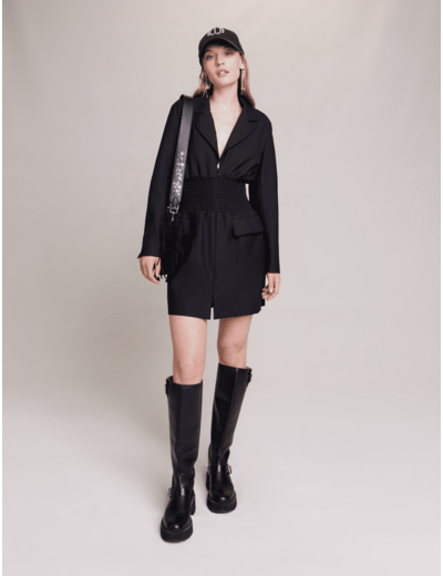 Robe courte smoking