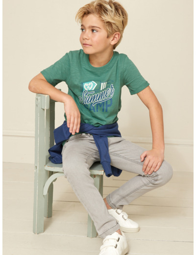 T-SHIRT  PRINT SLUB