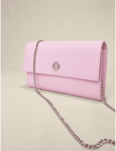 Sac portefeuille rose