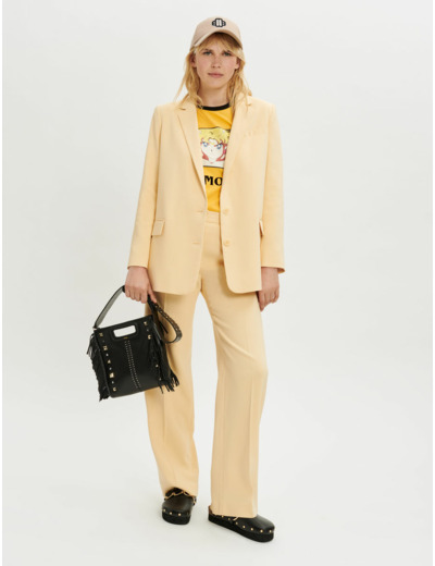 Veste tailleur croisée et ample
