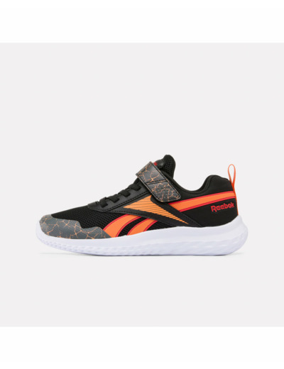 Chaussures Enfant RUSH RUNNER 5 ELASTIC LACE et TOP STRAP Noir