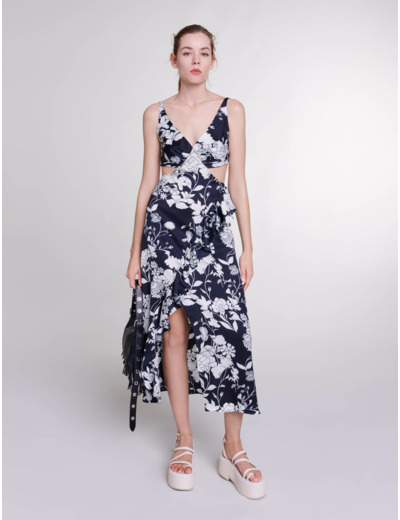 Robe longue ajourée