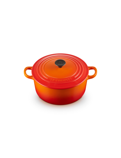 Cocotte ronde 22cm en fonte émaillée volcanique