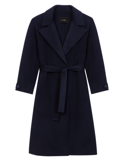 Manteau mi-long double face