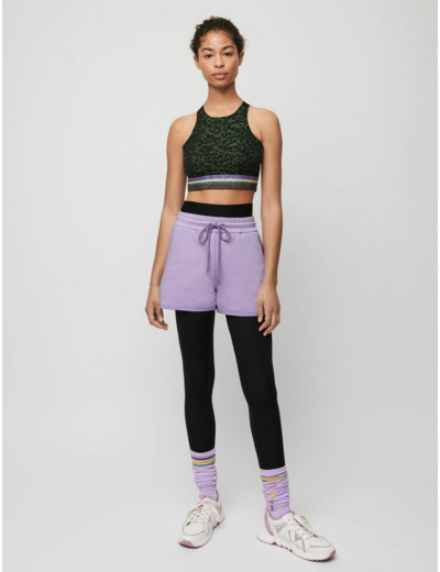 Short de sport en molleton