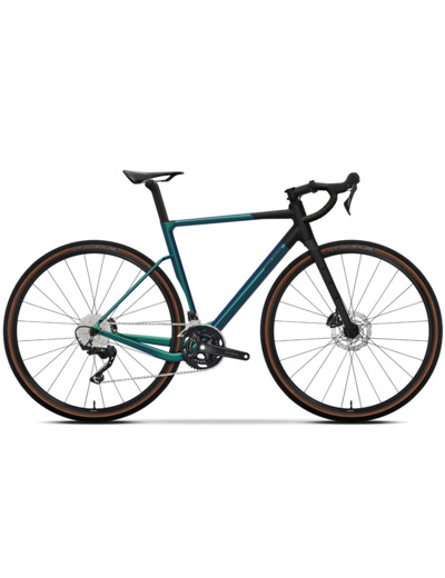 Vélo de gravel LE VADROUILLE S2 SHIMANO GRX400 Vert Jade