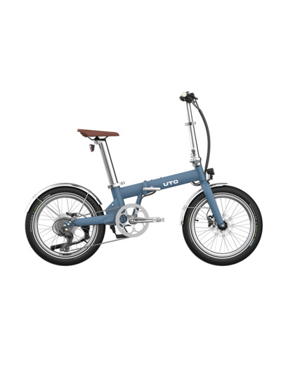 Vélo pliant électrique OG20 378Wh Bleu Satin