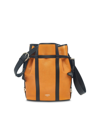 ELSA FACON IGUANA ET CUIR LISSE - SAC SEAU - SAC SEAU