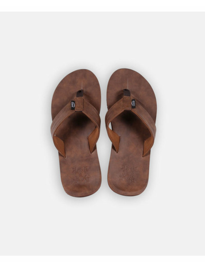 Tongs Homme Marron