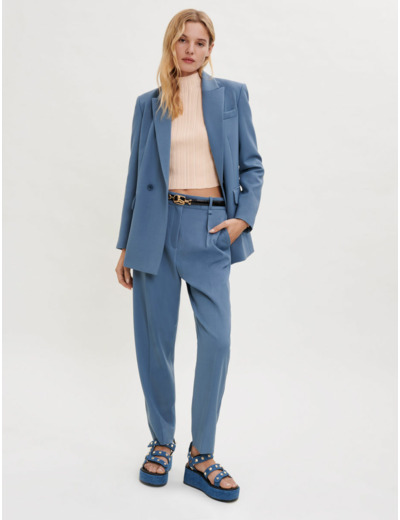 Pantalon tailleur droit