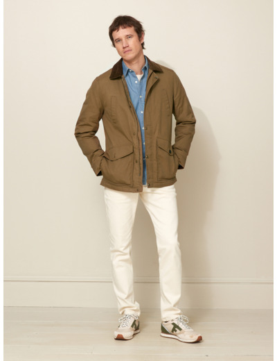 BLOUSON COL VELOUR