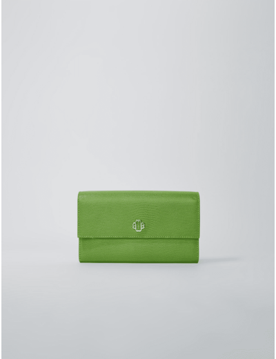 Pochette cuir grainé
