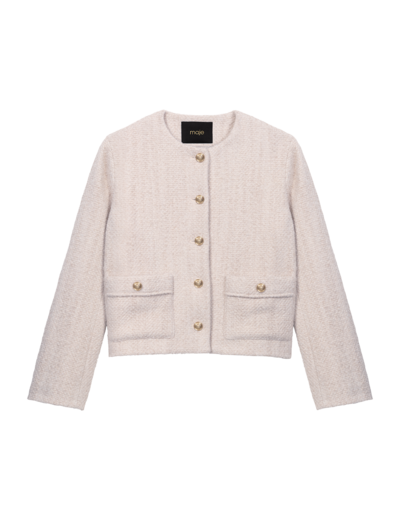 Veste courte en tweed