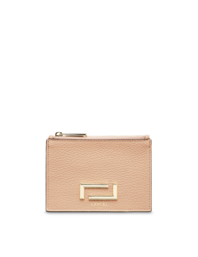 Pia de Lancel - Porte-cartes zippé - Grand modèle - Nude