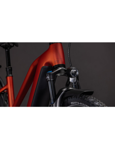 VTC électrique NURIDE HYBRID PRO 800 Rouge Chili/Noir