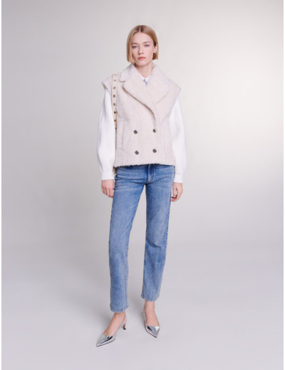 Blouson bi-matière