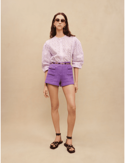 Short en tweed
