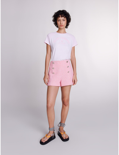 Short en tweed