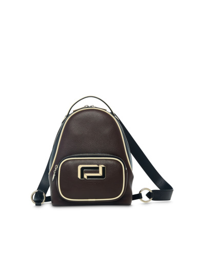 MIA GRAINE ET LISSE - Sac à dos Femme - Moyen modèle - Cuirs de vachette grainé et lisse