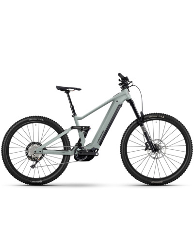 VTT tout suspendu électrique OVERVOLT TR 7.8 Bleu Menthe