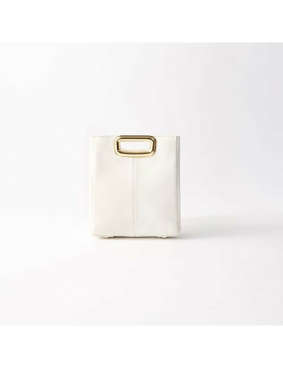M Mini Skin en cuir et poignée métal