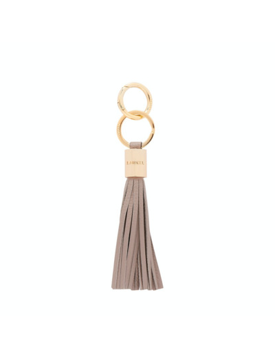 Premier Flirt de Lancel - Porte-clés pompon - Cuir grainé