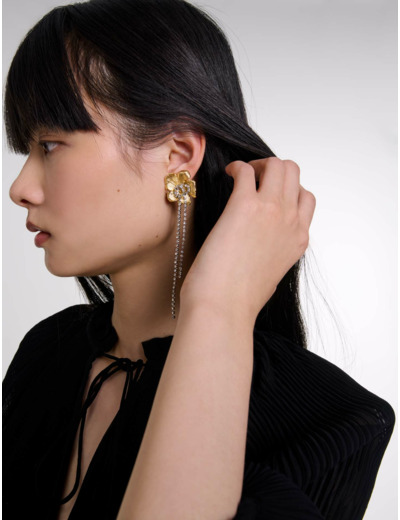 Boucles d'oreilles fleurs