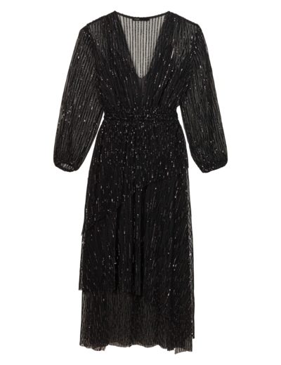 Robe longue à sequins