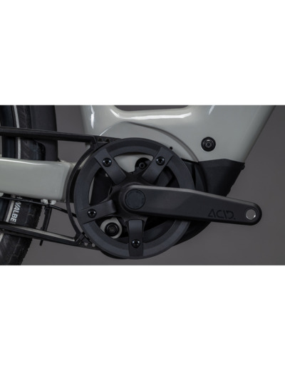 Vélo urbain électrique SUPREME HYBRID DELUXE ONE 600 Vert Gris/Chrome