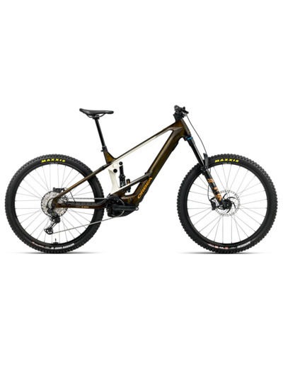 VTT tout suspendu électrique WILD M10 Caramel/Blanc Crème