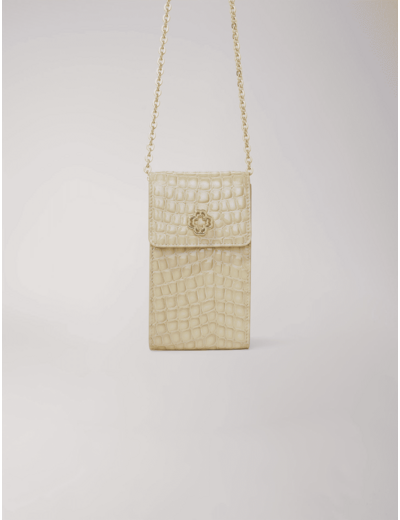 Pochette de téléphone en cuir glossy