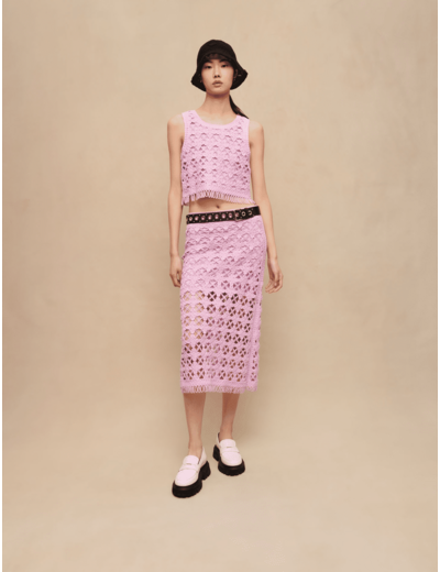Top court en crochet