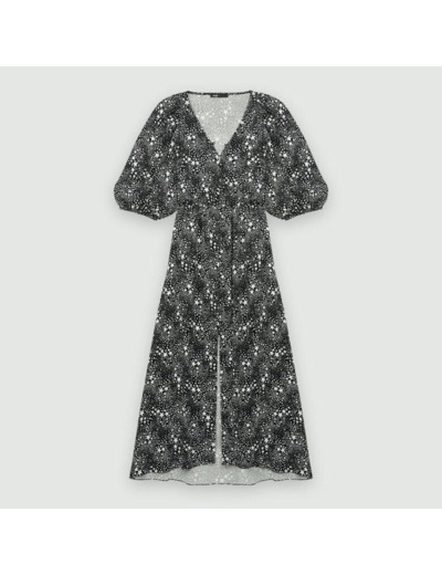 Robe longue fluide imprimé étoiles