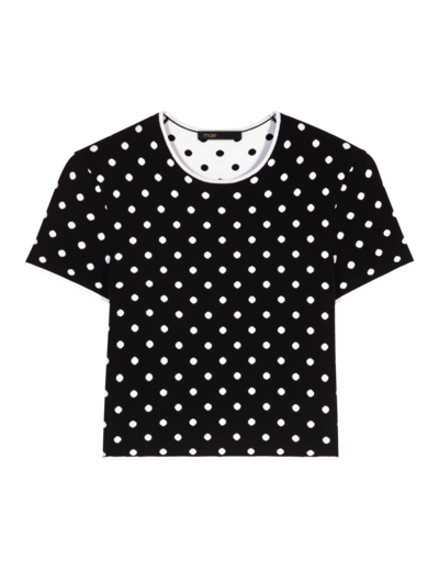 Top en maille jacquard