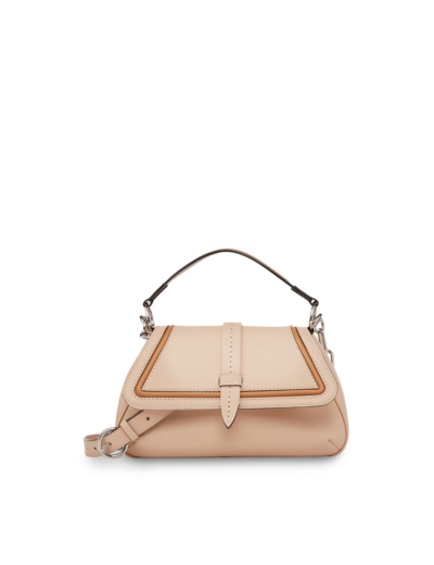 Diane de Lancel - Sac gibecière - Moyen modèle - Cuir de vachette grainé et lisse